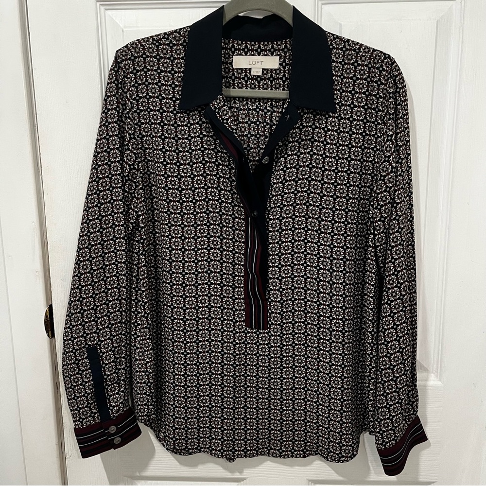Loft Printed Blouse